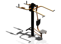 Уличный тренажер "Верхняя тяга Брусья Пресс" УТ339 в Магадане