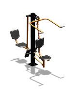 Уличный тренажер "Верхняя тяга Жим ногами" УТ322 в Магадане