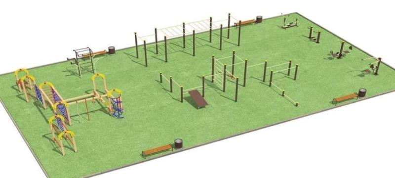 Проект спортивной площадки для любого возраста - 1 096 200 рублей. в Магадане
