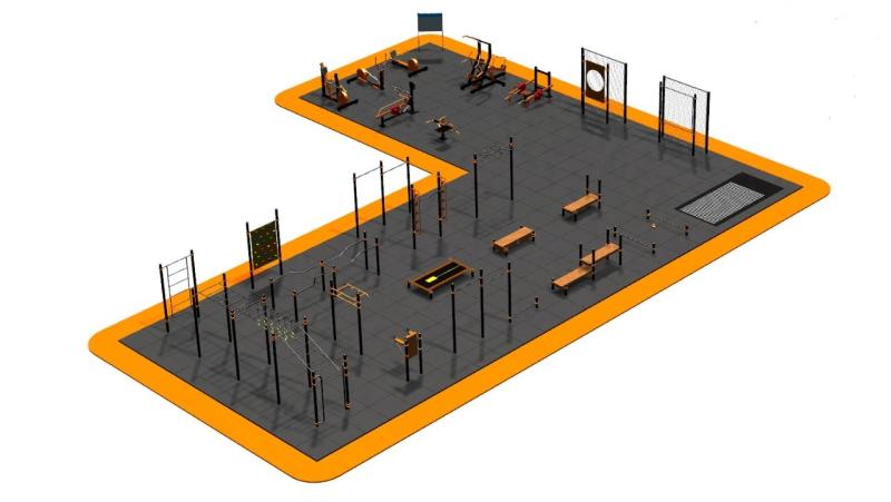 Дизайн проект спортплощадки Угловая в Магадане