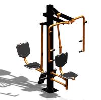 Уличный тренажер "Баттерфляй Жим ног" УТ347 в Магадане