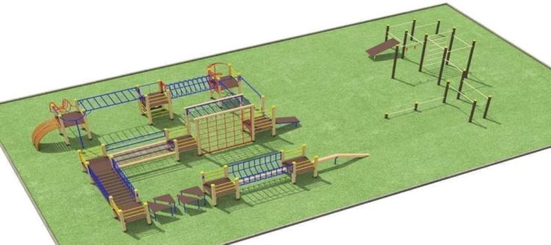 Проект спортплощадки с полосой препятствий - 1 178 100 рублей в Магадане