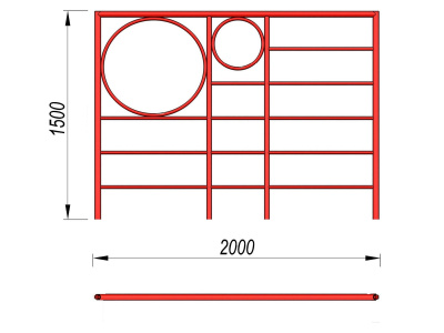 Шведская стенка с кольцами МАФ 3502 в Магадане