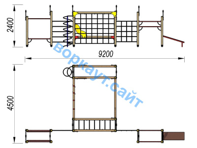 Детский спортивный комплекс ДСК 3102 в Магадане