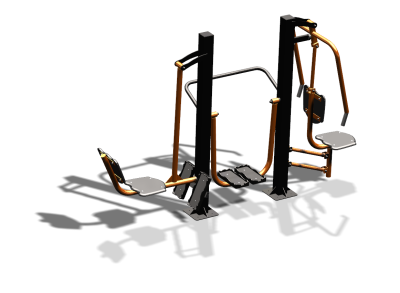 Уличный тренажер "Жим ногами Шагомер Жим от груди" УТ333 в Магадане