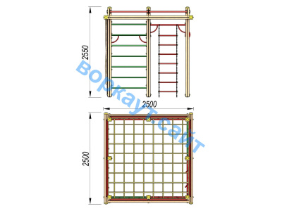 Детский спортивный комплекс ДСК 3110 в Магадане Детский спортивный комплекс ДСК 3110 в Магадане