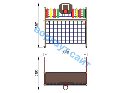 Детский спортивный комплекс ДСК 3101 в Магадане