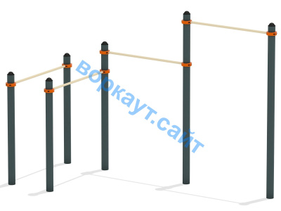 Турник двойной с брусьями ВС-17 в Магадане