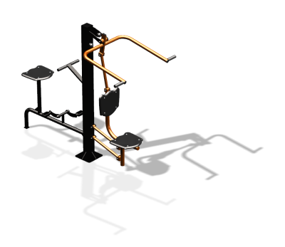 Уличный тренажер "Верхняя тяга Вело" УТ340 в Магадане