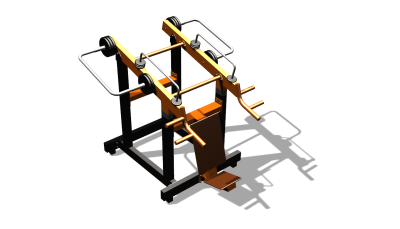 Силовой уличный тренажер  "Жим вверх"  УТ421 в Магадане