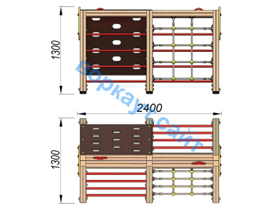 Детский спортивный комплекс ДСК 3203 в Магадане