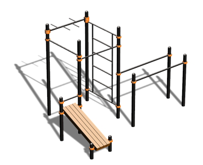 Спортивный комплекс воркаут ВС-91 в Магадане