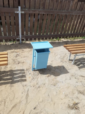 Урна с крышкой МАФ 1631 в Магадане