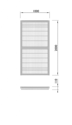 Калитка спортивной площадки МАФ 5105 в Магадане