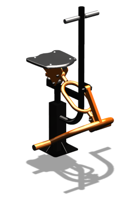 Уличный тренажер "Ковбой" УТ 107 в Магадане