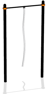 Турник с гимнастическим канатом ВС-34 в Магадане