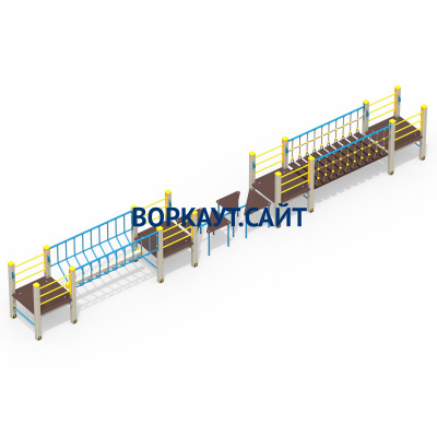 Детский спортивный комплекс Двойной мостик ДСК 3115 в Магадане