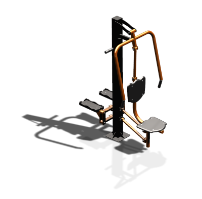 Уличный тренажер "Жим от груди Степпер" УТ342 в Магадане