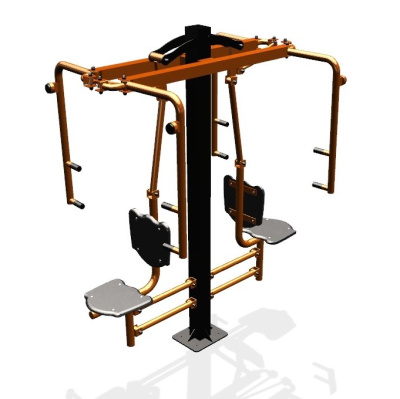 Уличный тренажер "Баттерфляй двойной"   УТ208 в Магадане