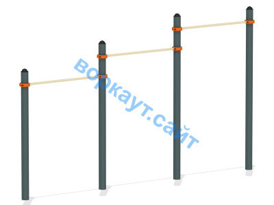 Турник тройной ВС-4 в Магадане