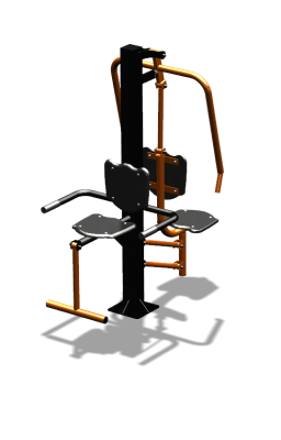 Уличный тренажер "Жим от груди Флекс" УТ324 в Магадане