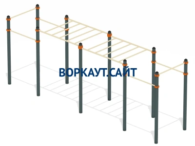Воркаут рукоход с турниками ВС-23 в Магадане