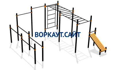 Спортивный комплекс воркаут ВС-109 в Магадане