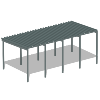 Теневой навес трибун МАФ 4130 в Магадане