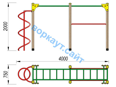 Детский спортивный комплекс ДСК 3104 в Магадане