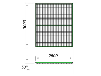 Ограждение спортивной площадки 2500х3000 МАФ 5103 в Магадане