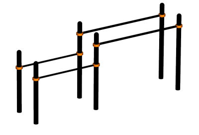 Брусья разновысокие ВС-15 в Магадане