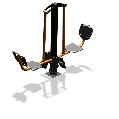 Уличный тренажер  "Жим ногами двойной"  УТ203 в Магадане