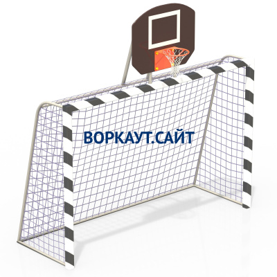 Ворота с баскетбольным щитом СИО 3512 в Магадане Ворота с баскетбольным щитом СИО 3512 в Магадане