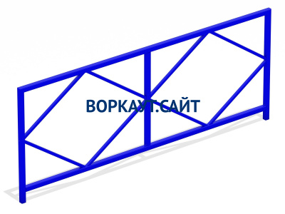 Ограждение площадки МАФ 5001 в Магадане
