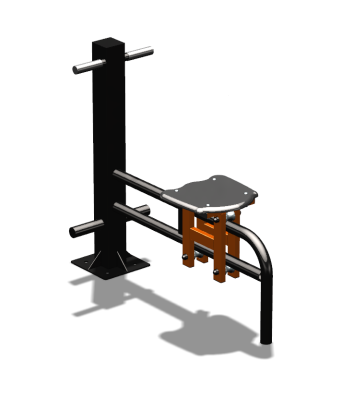 Уличный тренажер "Каталка одинарная" УТ 123 в Магадане