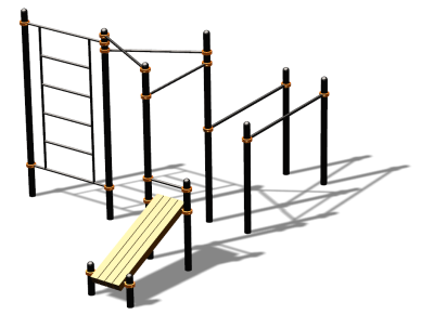 Спортивный комплекс воркаут ВС-140 в Магадане