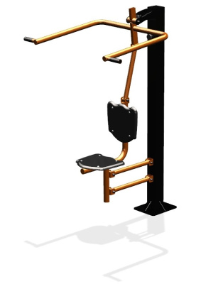 Уличный тренажер "Верхняя тяга одинарный" УТ 114 в Магадане