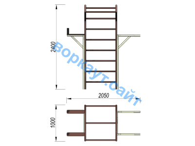 Детский спортивный комплекс 3 в 1 ДСК 3103 в Магадане