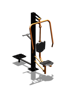 Уличный тренажер "Жим от груди Твистер" УТ328 в Магадане