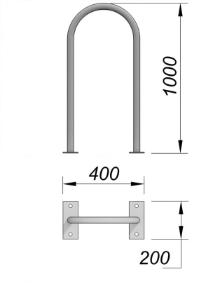 Велопарковка МАФ 6001 в Магадане