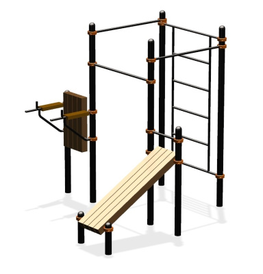 Спортивный комплекс воркаут ВС-64 в Магадане
