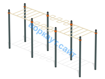Воркаут комплекс рукоходов ВС-22 в Магадане