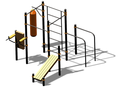 Спортивный комплекс воркаут ВС-93 в Магадане