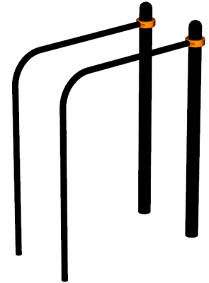 Воркаут брусья приставные ВС-39 в Магадане