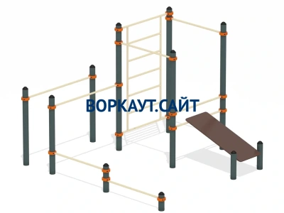 Спортивный комплекс воркаут ВС-43 в Магадане
