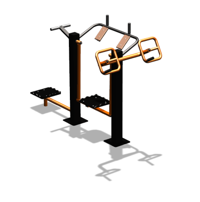 Уличный тренажер "Штурвал Пресс Супертвистер" УТ301 в Магадане