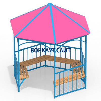 Беседка с лавками МАФ 4120 в Магадане