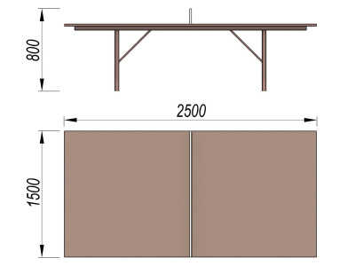 Теннисный стол МАФ 3517 в Магадане