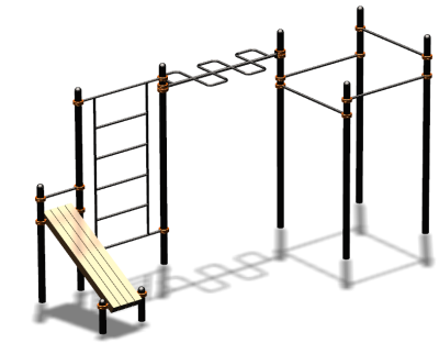 Спортивный комплекс воркаут ВС-74 в Магадане
