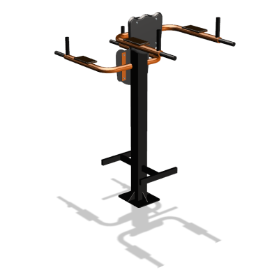 Уличный тренажер  "Брусья-пресс двойной"  УТ202 в Магадане